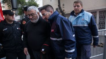 El hombre que resultó herido en el acto.