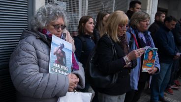 Salta 2141: el emotivo acto de este lunes.