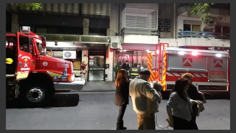 Se incendiaron los motores del ascensor.