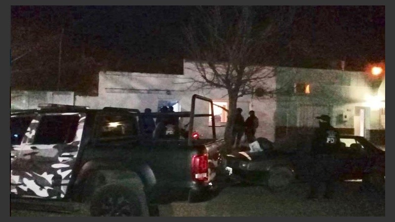 Allanamientos en la madrugada. 