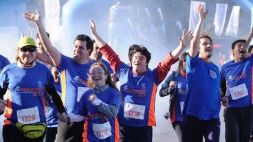 Miles de participantes de la Cuarta Maratón.