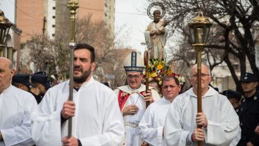 La procesión de este martes.
