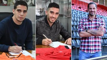 Aguerre, Alzugaray y Peratta sellaron su arribo a Newell's.