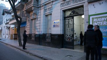 El edificio de Fiscalía atacado este martes por la mañana.