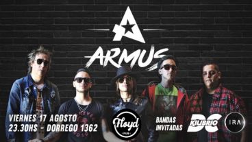 Armus interpretará sus temas clásicos y adelantará otros de su próximo EP titulado “Si estamos así”.
