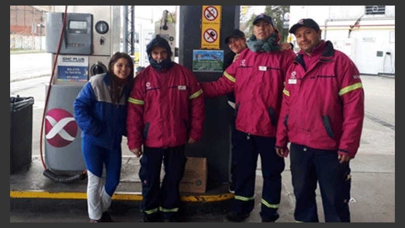 Los playeros que tuvieron la idea pensando en los chicos. 