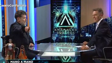 Casero con Fantino en "Animales Sueltos".