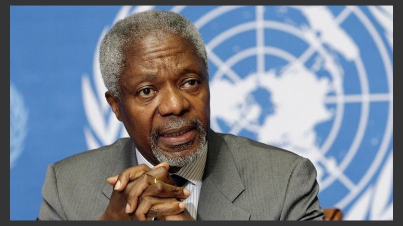 El africano Kofi Annan murió a los 80 años. 