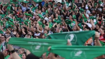 Nueva movilización verde, ésta vez en Santa Fe.