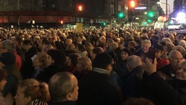 La movilización de Buenos Aires reunión una multitud.