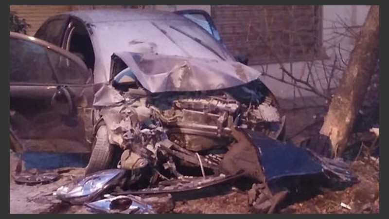 El choque ocurrió este domingo a la madrugada.