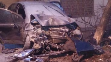 El choque ocurrió este domingo a la madrugada.