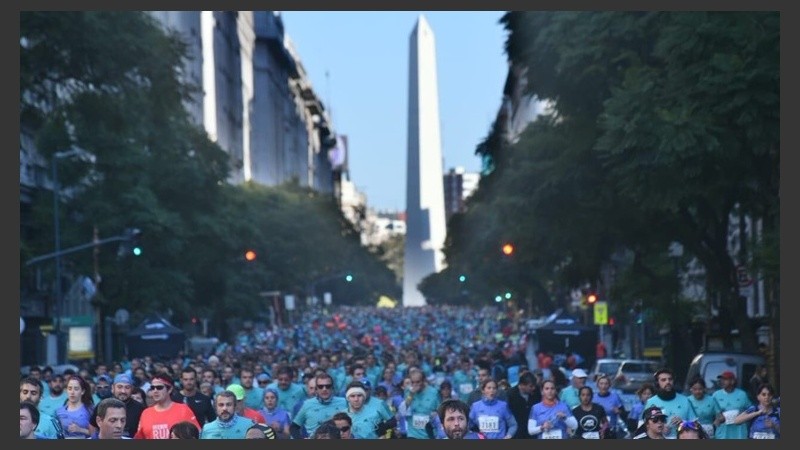 La maratón se disputó este domingo a la mañana en Buenos Aires.