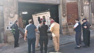 El derrumbe sucedió este lunes en zona norte.