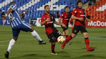 García mete el primero.