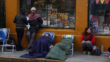 Mucha juventud entre los seguidores de Charly.