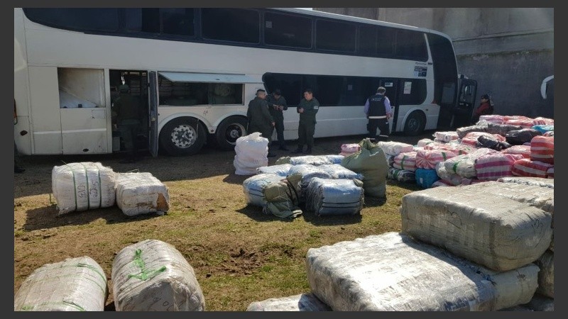 La mercadería fue secuestrada por Gendarmería.