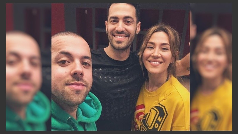 Hay equipo: Matías Napp, Mauro Caiazza y Jimena Barón.