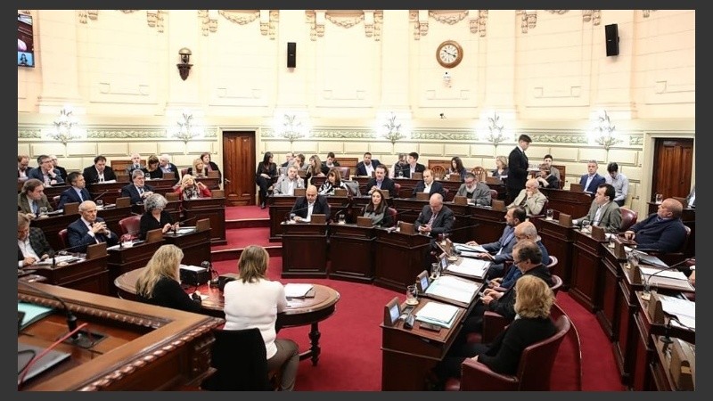 La sesión especial, dentro del recinto.