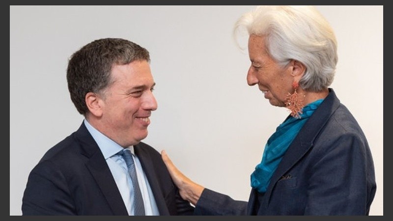 La titular del FMI recibió a Nicolás Dujovne.