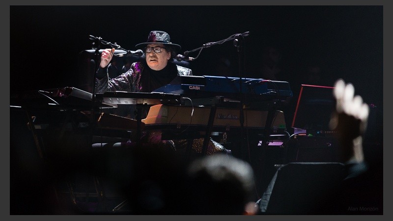 El show de Charly en Rosario este miércoles por la noche.