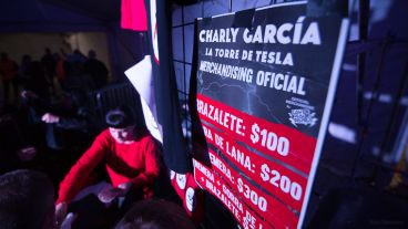 El show de Charly en Rosario este miércoles por la noche.