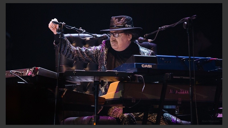 El show de Charly en Rosario este miércoles por la noche.