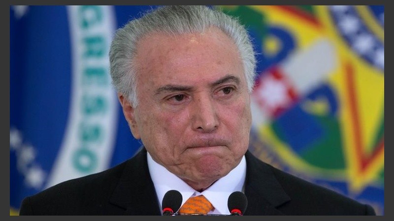 Temer fue detenido en su residencia, en San Pablo.