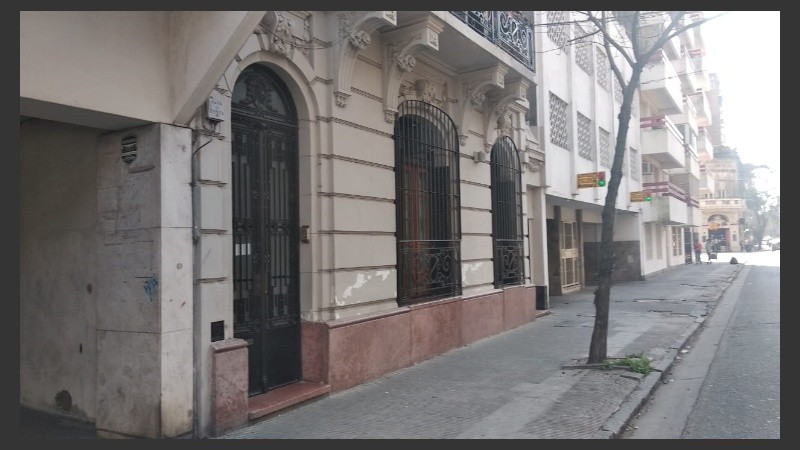 El domicilio allanado en la mañana del sábado.