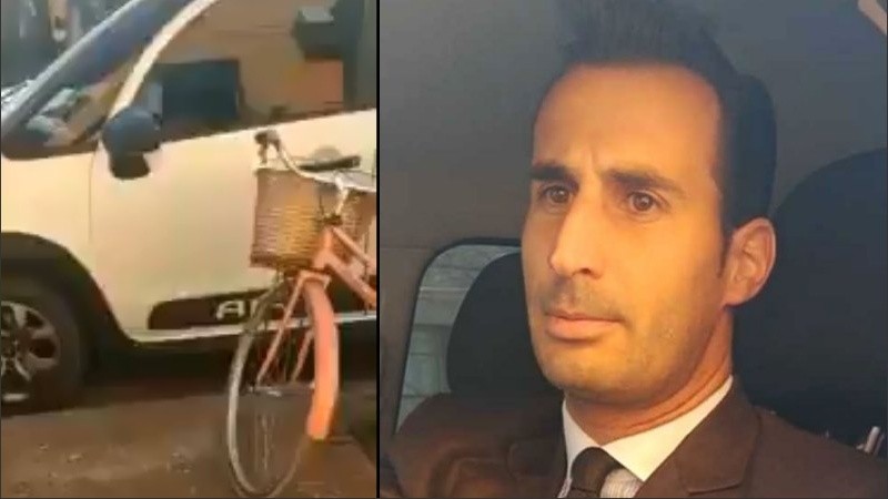 Metió la mano en el canasto y su imagen se viralizó.