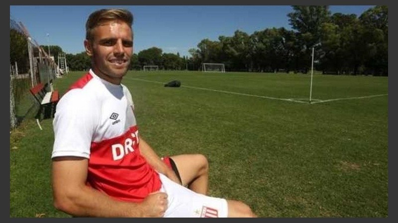 Facundo Sánchez, el futbolista que generó el reclamo del club de San Vicente. 