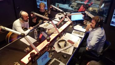 Abel y el Turco en el estudio de Radio 2.