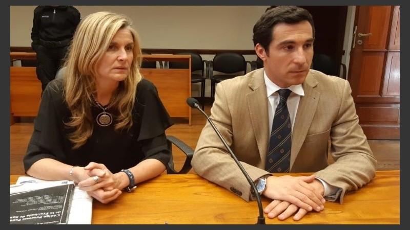 Los fiscales Gonzalo Iglesias y Ana Laura Gioria a cargo de la investigación del caso.