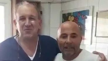 El Zurdo estuvo en una clínica de la zona sur.