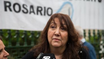 Hernández agradeció "el aguante" antes de ingresar a declarar a los Tribunales.