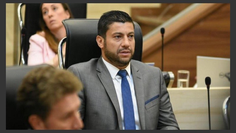 El edil de Cambiemos Gabriel Chumpitaz. 