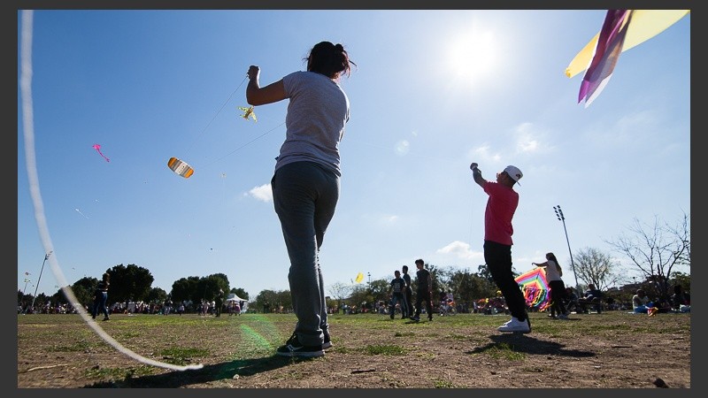 Un cielo de barriletes: el parque Scalabrini Ortiz fue una fiesta ...