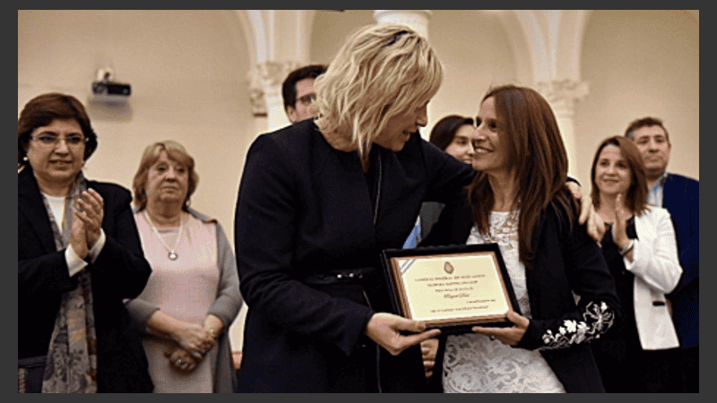 Raquel Davi es directora de la Escuela Primaria N° 1254 de Rosario.