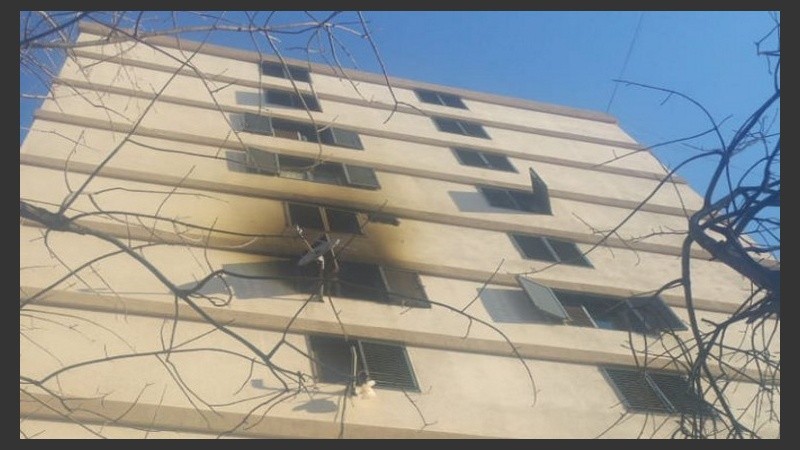 El departamento donde se desataron las llamas.