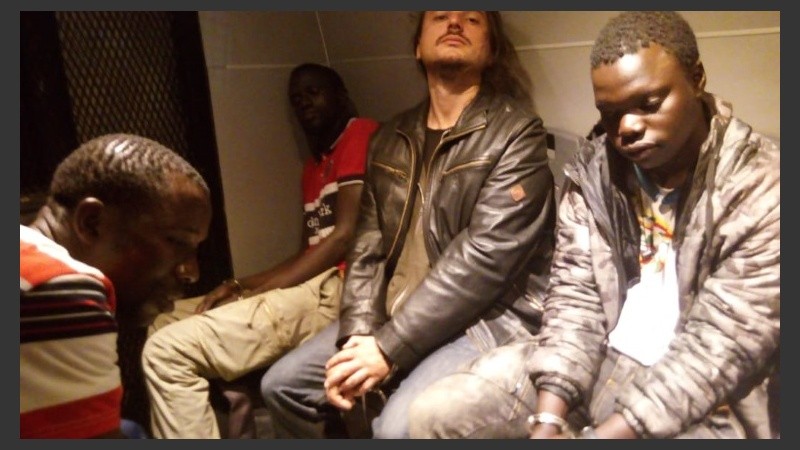 Grabois en el momento de la detención.