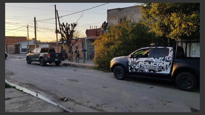 Uno de los lugares allanados por las TOE.