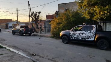 Uno de los lugares allanados por las TOE.