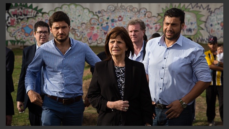 La ministra en el club Amistad de zona sur.