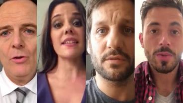 Algunos de los referentes que convocan a la marcha del 26