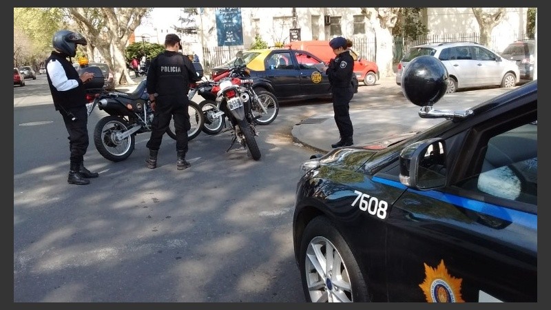 El procedimiento era en la zona de Entre Ríos y Gálvez.