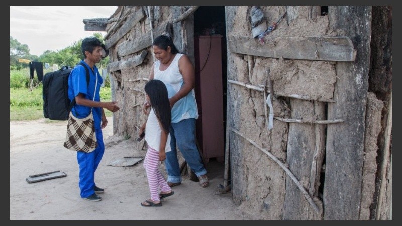 El trabajo del agente sanitario en El Impenetrable. 