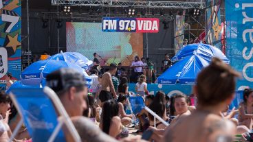Playa y música en la tarde del viernes.
