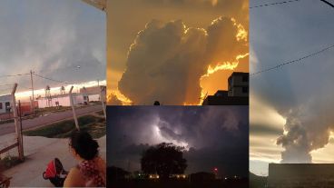 Cuatro de las decenas de fotos que sumaron los usuarios de Rosario3.com.