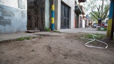 La zona donde tuvo lugar el doble homicidio.