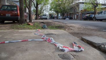 La zona donde tuvo lugar el doble homicidio.